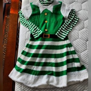 Christmas Elf Sweater Dress